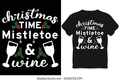 mistletoy y vino de Navidad