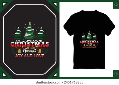 Christmas Time T-Shirt Design Vector