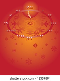 Christmas time. Vector.