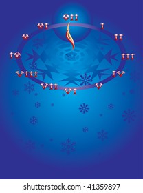 Christmas time. Vector.