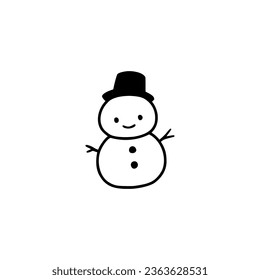 Christmas tiny snowman 