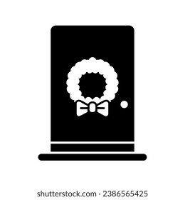 christmas top hat icon vector isolated