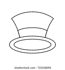 christmas top hat of snowman accessory
