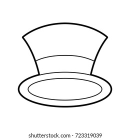 christmas top hat of snowman accessory