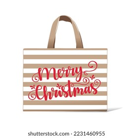  	
Weihnachts-Tote-Tasche mit fröhlichen Weihnachtsworten-Christkindldesign