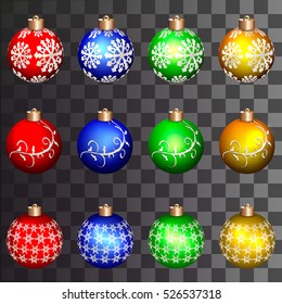 Christmas toy on a transparent background