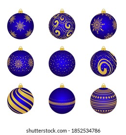 Christmas toy on the tree. Isolated white background. Merry christmas and a happy new year. Celebration.
