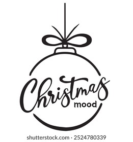 Christmas toy, Christmas ornament. Unique vector file. New Year print. Christmas pattern. Christmas tree toy, ornament.