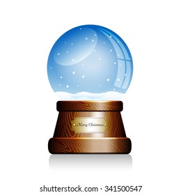 Christmas toy snow globe