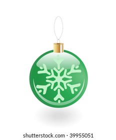 Christmas toy  with snowflake