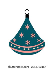 decoraciones de árbol y juguete de Navidad.  
