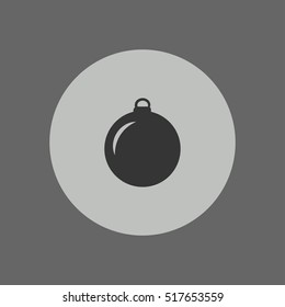 Christmas toy for tree icon illustration vector, can be used for web and mobile