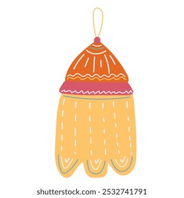 Christmas toy. Vector design element. 