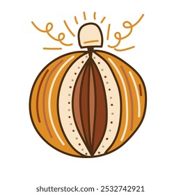 Christmas toy. Vector design element. 