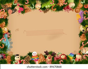 Christmas -toys background