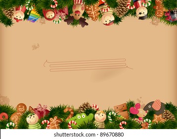 Christmas - toys background