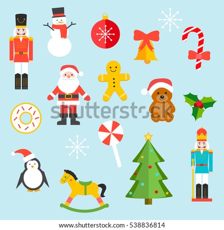 christmas toys and sweets set vector illustration with different nutcrackers santa claus - Sign Up For Free Christmas Toys christmas toys and sweets set vector illustration with different nutcrackers santa claus - Sign Up For Free Christmas Toys