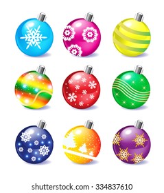Christmas toys vector