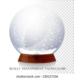 Christmas Transparent Snowglobe