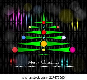 Christmas Tree Abstract