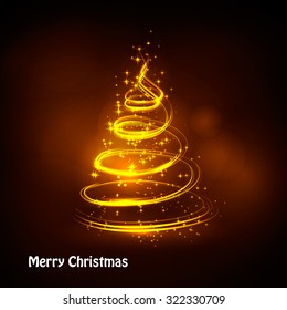 Christmas tree abstract