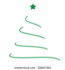 Christmas Tree Abstract
