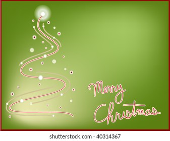 Christmas Tree Abstract background - vector illustration