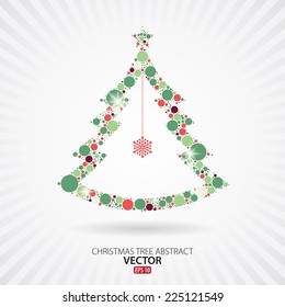 Christmas Tree Abstract Vector