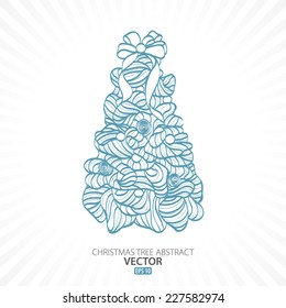 Christmas Tree Abstract Vector