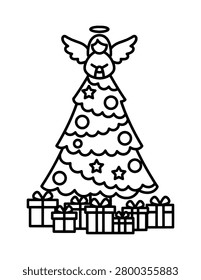 Christmas Tree Angel Topper