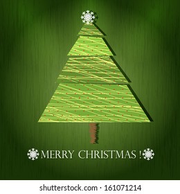 Christmas tree applique