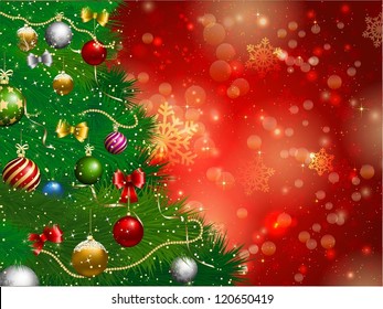 Christmas tree background