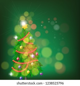 Christmas tree background