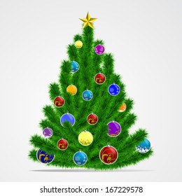 Christmas tree background