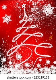 Christmas tree background