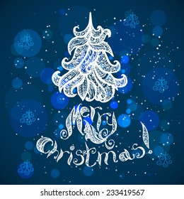 Christmas tree background