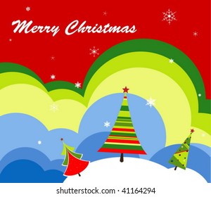 Christmas tree background