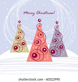 Christmas tree background