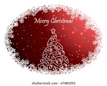 Christmas tree background