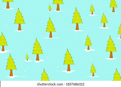 Christmas tree, Background for christmas day, Vector illustration.