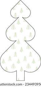 Christmas tree background for decoration.
