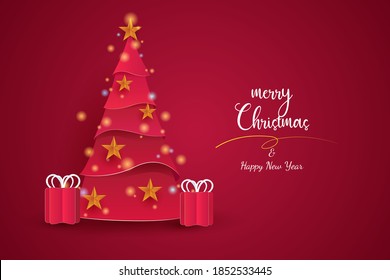 Feliz Navidad de fondo con diseño decorativo