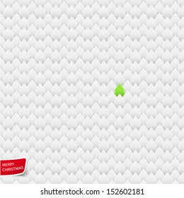 christmas tree background with label