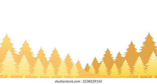 Christmas tree background. pine tree silhouette vector.