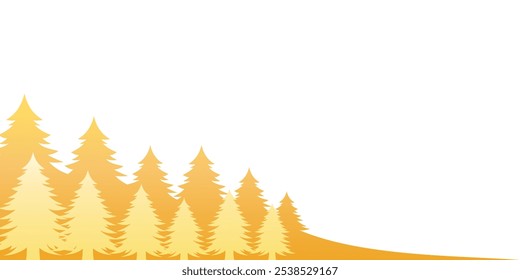 Christmas tree background. pine tree silhouette vector.