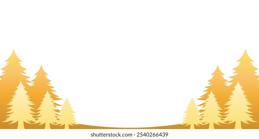 Christmas tree background. pine tree silhouette vector Eps10