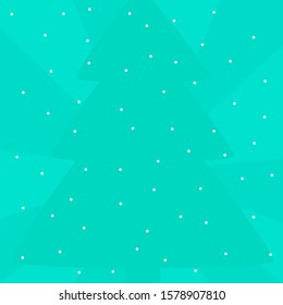 Christmas Tree Background Template Flyer concept Vector