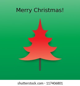 Christmas Tree Background Vector