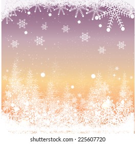 Christmas Tree Background- Vector
