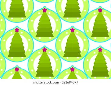 Christmas tree background vector